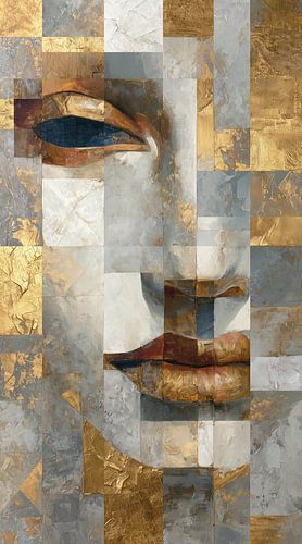 Gold breaks silence into shards of light