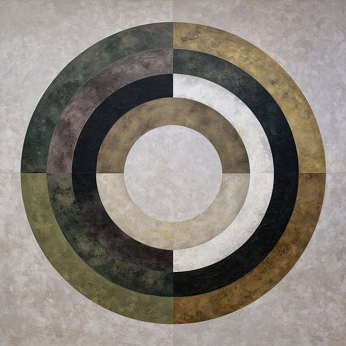 Layered Circles: Business Calm by Eye catching paintings