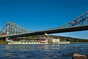 Elbe Bridge "Blue Wonder", Dresden