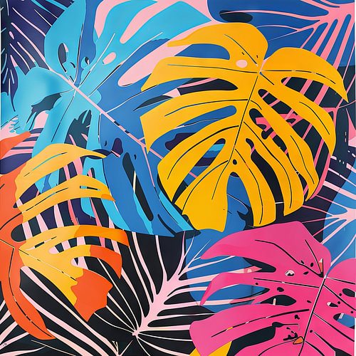 Abstract Monstera