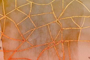 Moderne natuur Abstract met een surrealistische geometrische look van Mad Dog Art