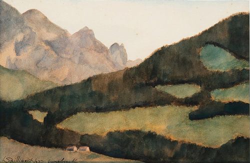 Léon Spilliaert - Landschaft bei Innsbruck (1932)
