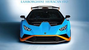 Lamborghini Huracán STO mit Text