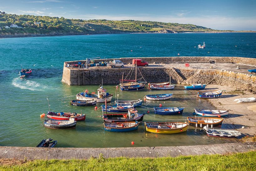 Le petit port de Coverack, Lizard Peninsula, Cornouailles par Christian Müringer