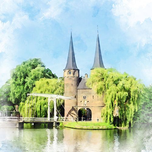 Oostpoort, Delft, Zuid-Holland_Nederland