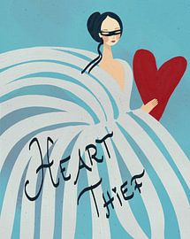 Female Blue Heart Thief by Pictufy Studio IV