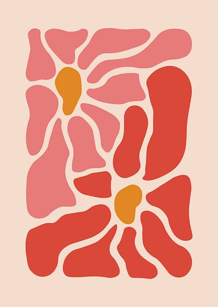 Fleurs roses/rouges par desmyrka
