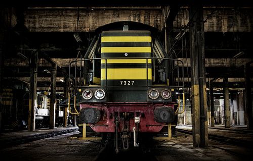 Verlassenes Zugdepot