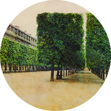 Jardin du Palais Royal Paris van Joost Hogervorst