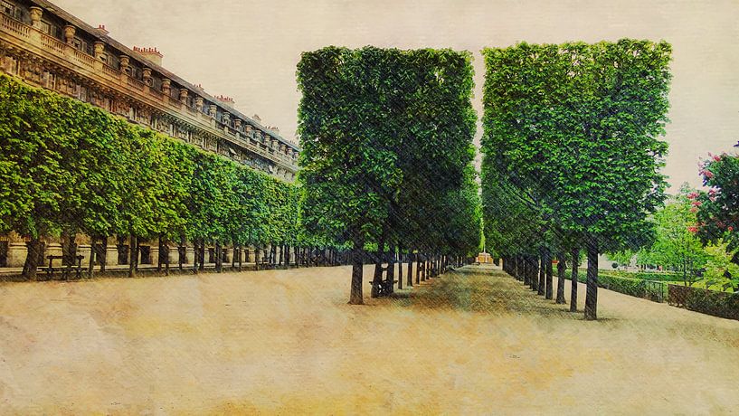 Jardin du Palais Royal Paris von Joost Hogervorst