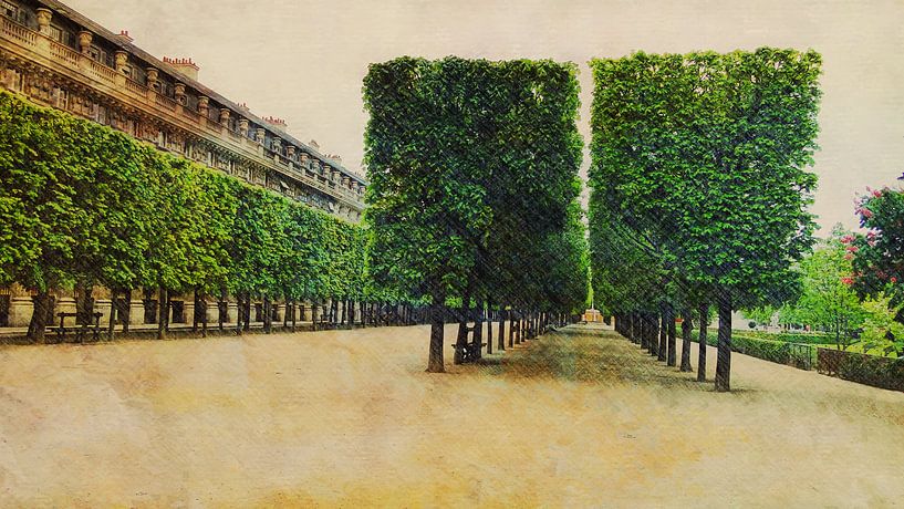 Jardin du Palais Royal Paris by Joost Hogervorst