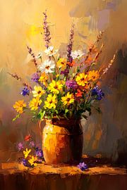 Flower bouquet vase by Poster Art Shop