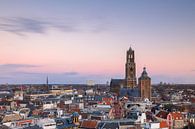 Utrecht - Kleurrijke zonsondergang van Thomas van Galen thumbnail