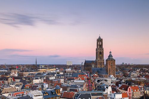 Utrecht - Kleurrijke zonsondergang