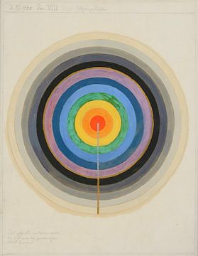 Hilma af Klint - Serie VIII. Foto van het startpunt. Maart 1920 van Vivanne