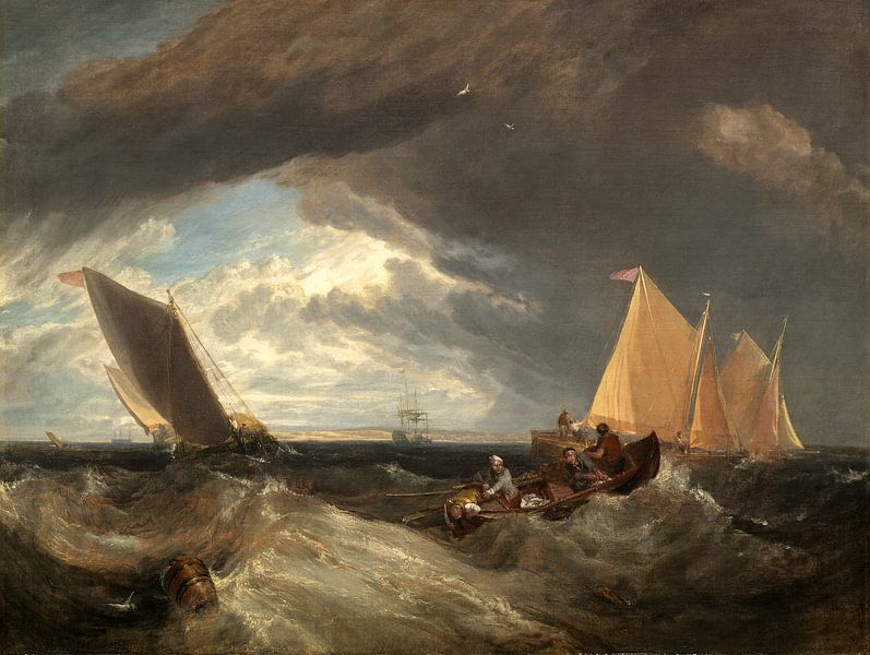der Kreuzung von der Themse und der Medway, Joseph Mallord William Turner von Liszt Collection