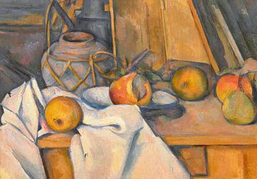 Fruit en gemberpot, Paul Cezanne