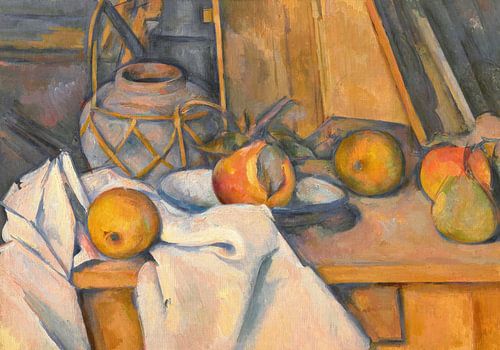 Fruit en gemberpot, Paul Cezanne