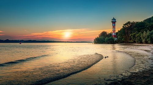Hamburg - Elbe beach Falkensteiner Ufer