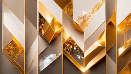 Goud met wit en diamanten