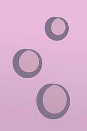 Minimalist, geometric illustration with circles by art559