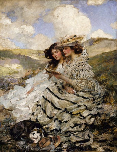 In de duinen (Lady Shannon en Kitty), James Jebusa Shannon van Meesterlijcke Meesters