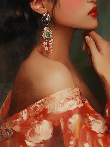 Portret in warme kleurtinten (1)