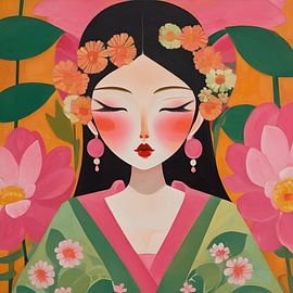 Süße Geisha von Jolique Arte