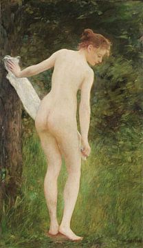 Raphaël Collin, Vrouw in bad, rond 1900 van Atelier Liesjes
