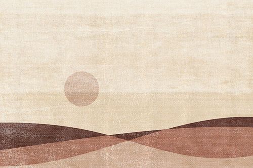 Rustig Zicht in Terracotta en Crème