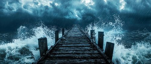 Storm over de promenade