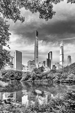 Central Park NYC Sykline | Monochrome