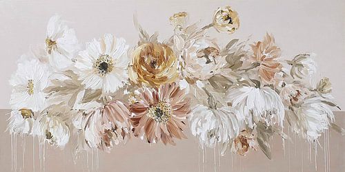 Fleurs dans des tons doux