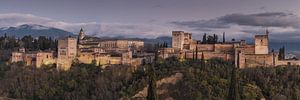 Panoramablick auf die Alhambra in Granada
