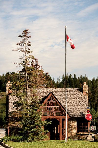 Toegang tot Banff National Park van Marc Lehmann