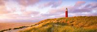 Zonsondergang vuurtoren Texel Panorama