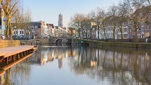 La tour de l'Utrecht Dom du Bemuurde Weerd