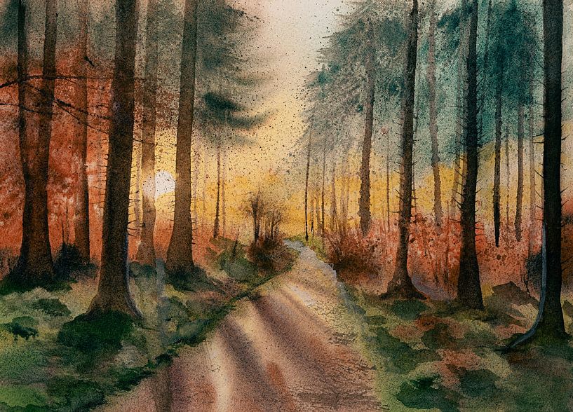 Watercolour part 204 by Tania Perneel