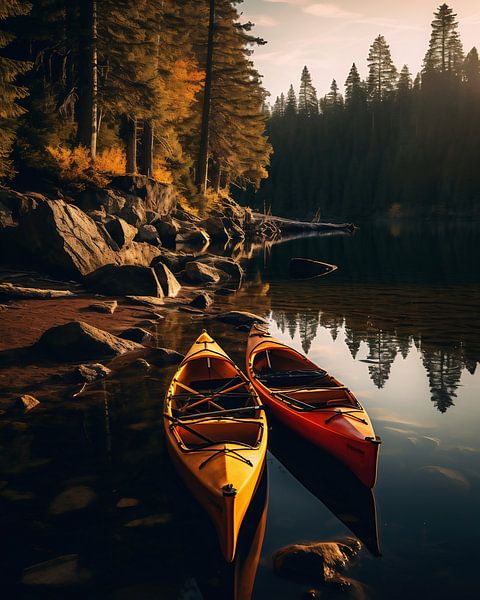 L'automne en montagne par fernlichtsicht