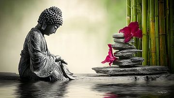 ZEN - Buddhism - Buddha - Buddha by Gelissen Artworks