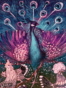 Pfau - Regenbogen Edition