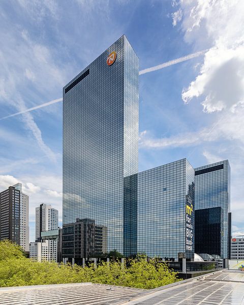 Delftse Poort depuis le toit de la gare centrale de Rotterdam par Annette Roijaards