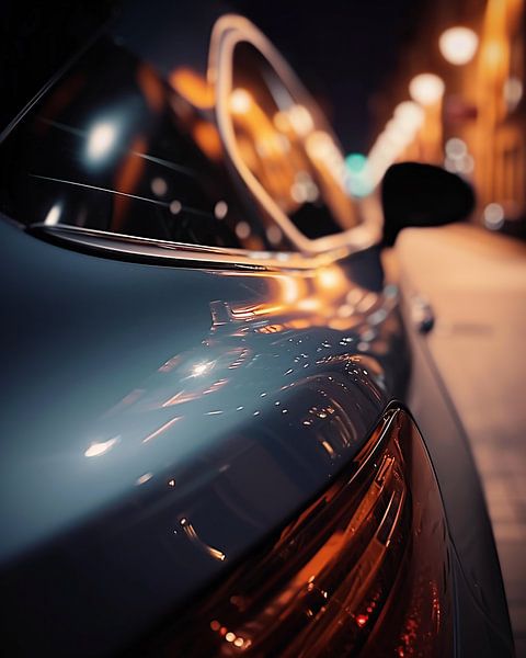 Lichter der Stadt von fernlichtsicht