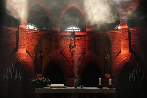 Estische lichtinval in prachtige Mystieke Kerk