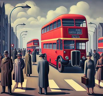 Bus driver strike by Kay Weber