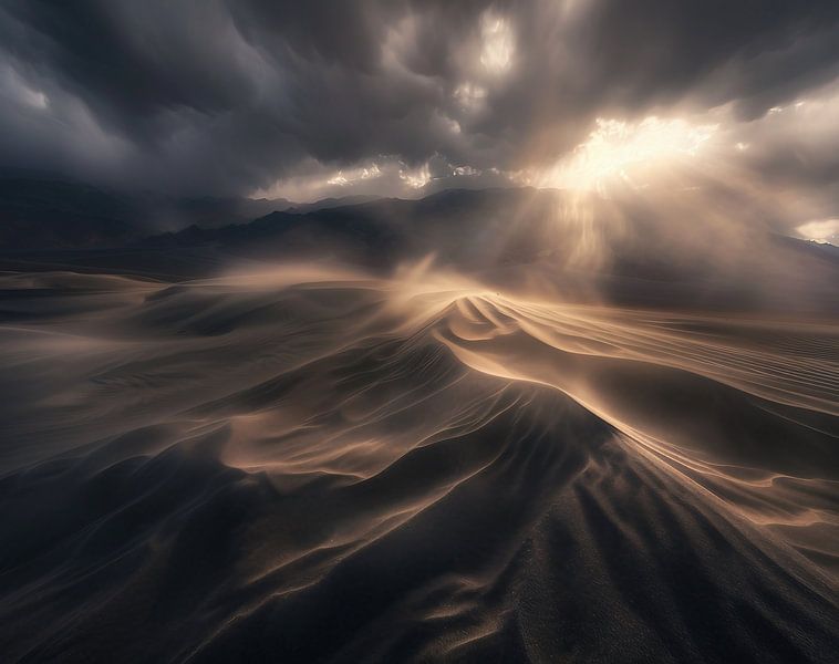 Erwachen der goldenen Wüste von fernlichtsicht