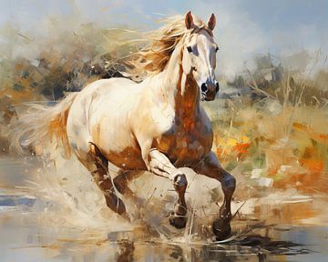 Peinture du cheval sur Art Merveilleux