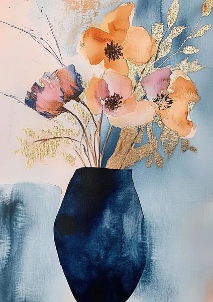 Flower drawing by Zen and More