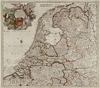 Belgien foederatum / Karte der Niederlande von Rebel Ontwerp Miniaturansicht