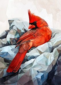 Roter Kardinal Vogel #Tier